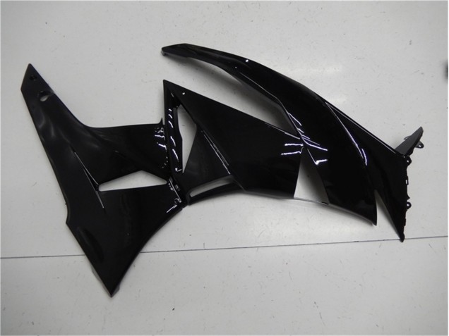 Glänzend Schwarz Kawasaki ZX6R 2009-2012 Motorrad Verkleidungen Glänzend Schwarz Kawasaki ZX6R 2009-2012 Motorrad Verkleidungen