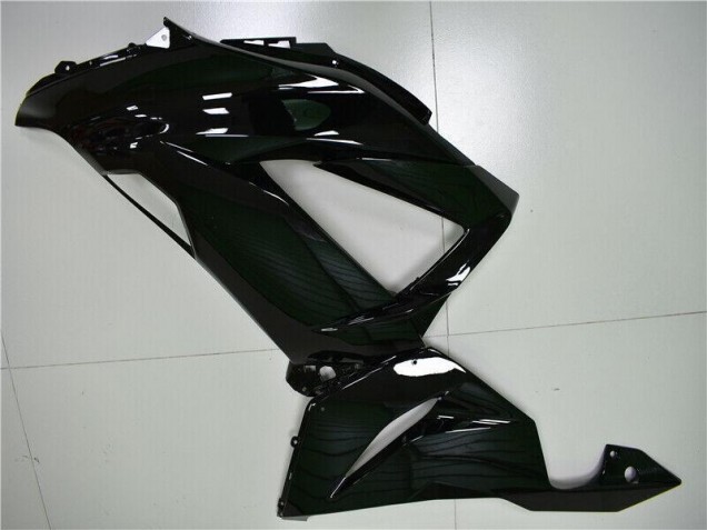 Glänzend Schwarz Kawasaki ZX6R 2013-2018 Motorrad Verkleidungen Glänzend Schwarz Kawasaki ZX6R 2013-2018 Motorrad Verkleidungen