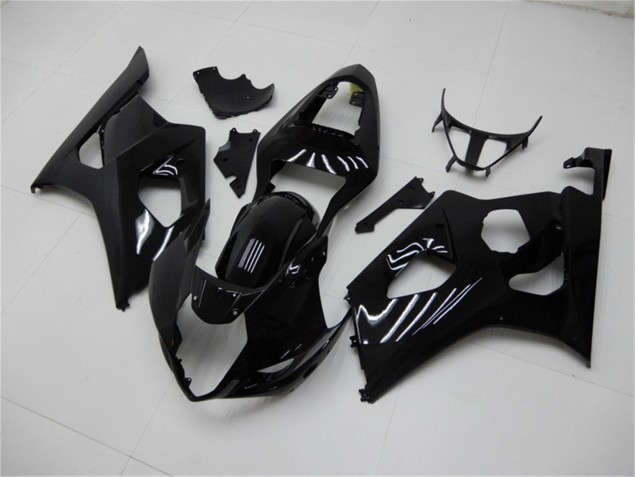 Glänzend Schwarz Suzuki GSXR 1000 K3 2003-2004 Motorrad Verkleidung Glänzend Schwarz Suzuki GSXR 1000 K3 2003-2004 Motorrad Verkleidung