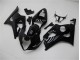 Glänzend Schwarz Suzuki GSXR 1000 K3 2003-2004 Motorrad Verkleidung Glänzend Schwarz Suzuki GSXR 1000 K3 2003-2004 Motorrad Verkleidung