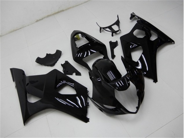 Glänzend Schwarz Suzuki GSXR 1000 K3 2003-2004 Motorrad Verkleidung Glänzend Schwarz Suzuki GSXR 1000 K3 2003-2004 Motorrad Verkleidung