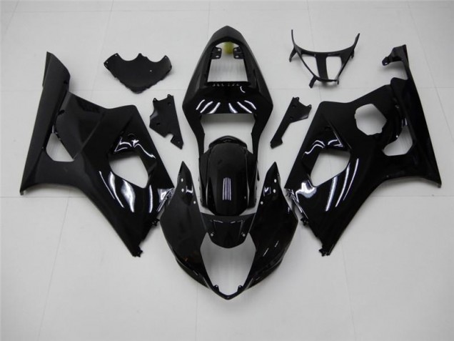 Glänzend Schwarz Suzuki GSXR 1000 K3 2003-2004 Motorrad Verkleidung Glänzend Schwarz Suzuki GSXR 1000 K3 2003-2004 Motorrad Verkleidung