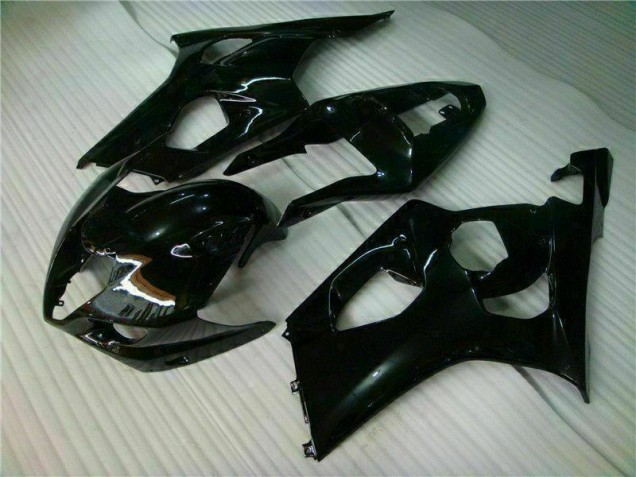 Glänzend Schwarz Suzuki GSXR 1000 K3 2003-2004 Motorrad Verkleidungen Glänzend Schwarz Suzuki GSXR 1000 K3 2003-2004 Motorrad Verkleidungen
