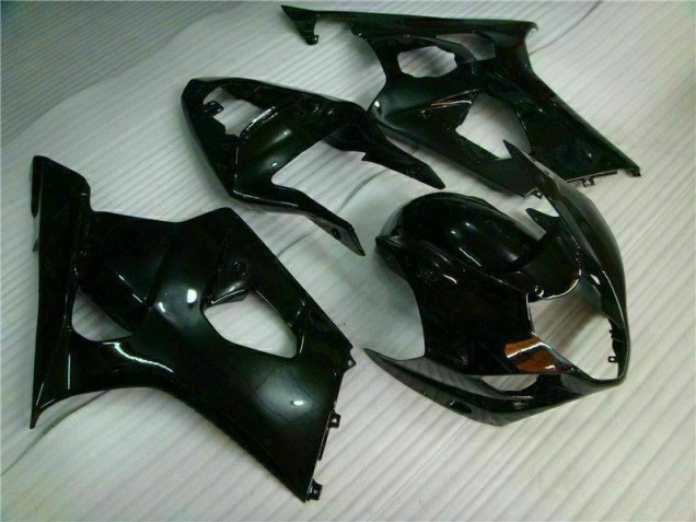 Glänzend Schwarz Suzuki GSXR 1000 K3 2003-2004 Motorrad Verkleidungen Glänzend Schwarz Suzuki GSXR 1000 K3 2003-2004 Motorrad Verkleidungen