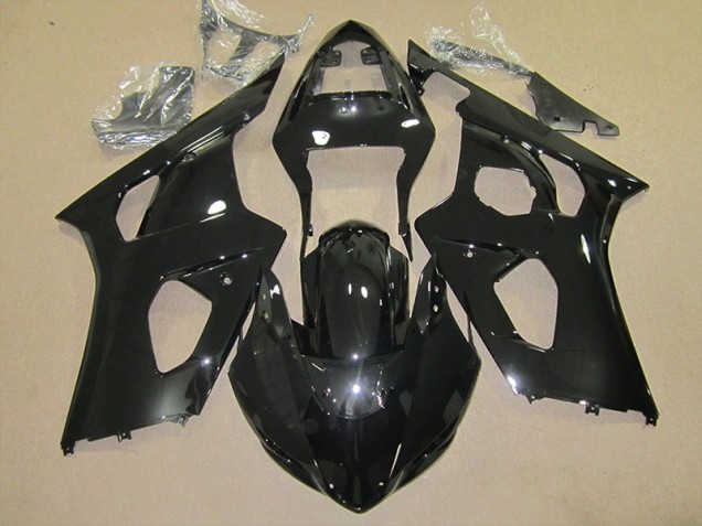 Glänzend Schwarz Suzuki GSXR 1000 K3 2003-2004 Motorrad Verkleidungen & Plastik Glänzend Schwarz Suzuki GSXR 1000 K3 2003-2004 Motorrad Verkleidungen & Plastik