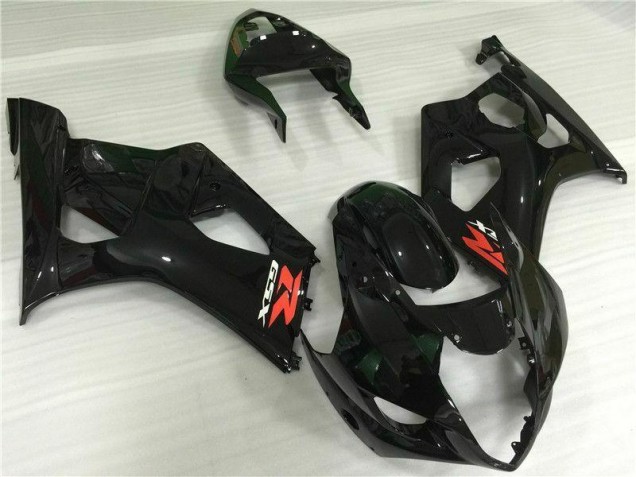 Glänzend Schwarz Suzuki GSXR 1000 K3 2003-2004 Motorrad Vollverkleidung Glänzend Schwarz Suzuki GSXR 1000 K3 2003-2004 Motorrad Vollverkleidung