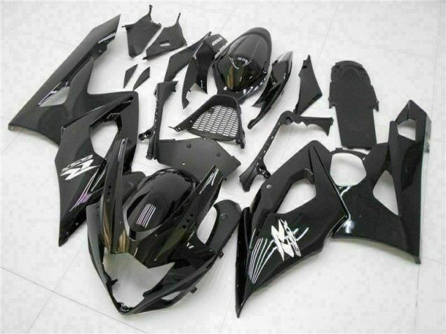 Glänzend Schwarz Suzuki GSXR 1000 K5 2005-2006 Motorrad Verkleidung Glänzend Schwarz Suzuki GSXR 1000 K5 2005-2006 Motorrad Verkleidung