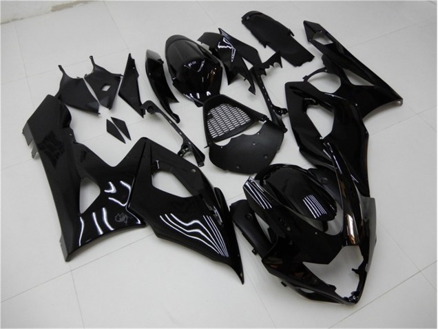 Glänzend Schwarz Suzuki GSXR 1000 K5 2005-2006 Motorrad Verkleidungen Glänzend Schwarz Suzuki GSXR 1000 K5 2005-2006 Motorrad Verkleidungen