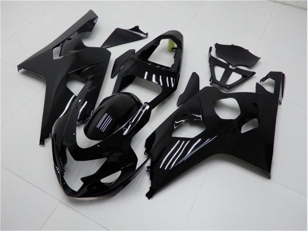 Glänzend Schwarz Suzuki GSXR 600 / 750 K4 2004-2005 Motorrad Verkleidungen Glänzend Schwarz Suzuki GSXR 600 / 750 K4 2004-2005 Motorrad Verkleidungen