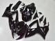 Glänzend Schwarz Suzuki GSXR 600 / 750 K6 2006-2007 Motorrad Verkleidungen Glänzend Schwarz Suzuki GSXR 600 / 750 K6 2006-2007 Motorrad Verkleidungen