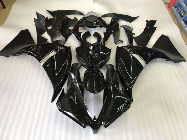 Glänzend Schwarz Yamaha R1 2012-2014 Motorrad Verkleidungen