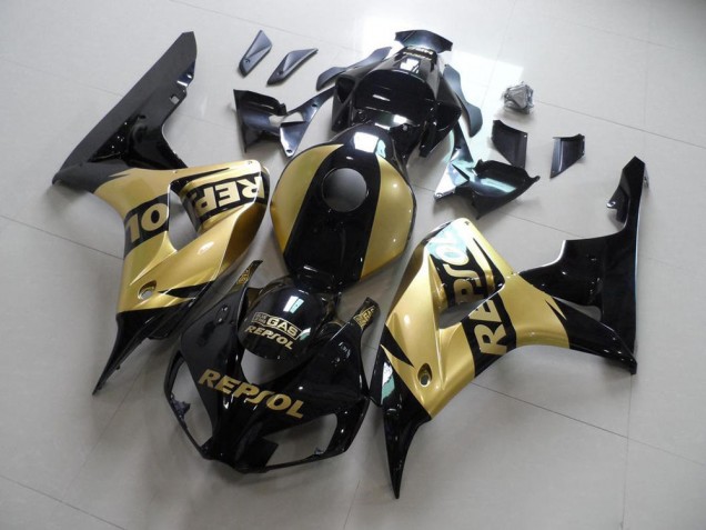 Gold Repsol Honda CBR 1000 RR 2006-2007 Motorrad Verkleidungen Gold Repsol Honda CBR 1000 RR 2006-2007 Motorrad Verkleidungen