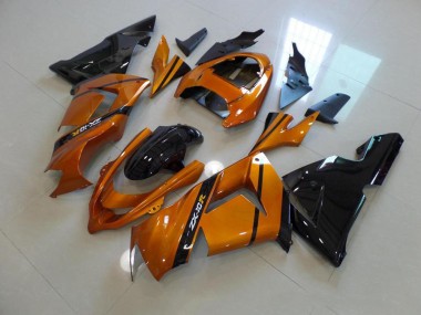 Gold Schwarz Kawasaki ZX10R 2003-2005 Motorrad Verkleidungen