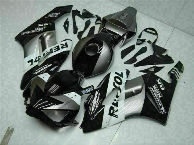 Grau Schwarz Repsol Honda CBR 1000 RR 2004-2005 Motorrad Verkleidungen Grau Schwarz Repsol Honda CBR 1000 RR 2004-2005 Motorrad Verkleidungen
