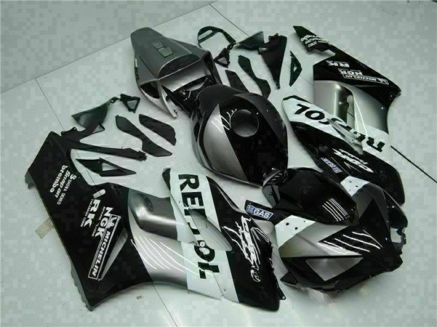 Grau Schwarz Repsol Honda CBR 1000 RR 2004-2005 Motorrad Verkleidungen Grau Schwarz Repsol Honda CBR 1000 RR 2004-2005 Motorrad Verkleidungen