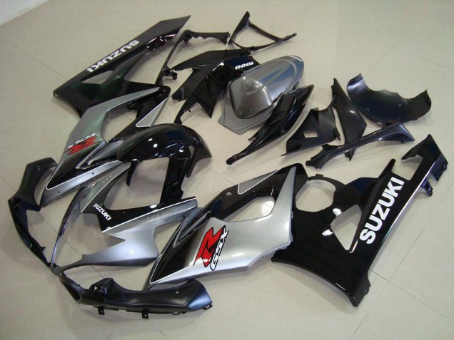 Grau Schwarz Suzuki GSXR 1000 K5 2005-2006 Motorrad Verkleidung Grau Schwarz Suzuki GSXR 1000 K5 2005-2006 Motorrad Verkleidung