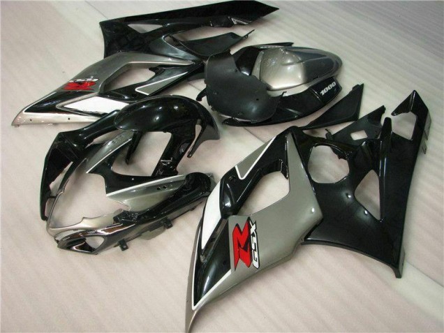 Grau Schwarz Suzuki GSXR 1000 K5 2005-2006 Motorrad Verkleidungen Grau Schwarz Suzuki GSXR 1000 K5 2005-2006 Motorrad Verkleidungen