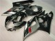 Grau Schwarz Suzuki GSXR 1000 K5 2005-2006 Motorrad Verkleidungen Grau Schwarz Suzuki GSXR 1000 K5 2005-2006 Motorrad Verkleidungen