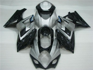 Grau Schwarz Suzuki GSXR 1000 K7 2007-2008 Motorrad Verkleidungen