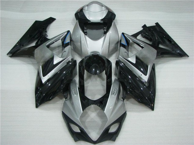 Grau Schwarz Suzuki GSXR 1000 K7 2007-2008 Motorrad Verkleidungen Grau Schwarz Suzuki GSXR 1000 K7 2007-2008 Motorrad Verkleidungen