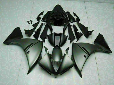 Grau Schwarz Yamaha R1 2012-2014 Motorrad Verkleidungen