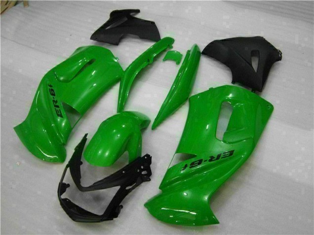 Grün Kawasaki EX650 2006-2008 Motorrad Verkleidungen Grün Kawasaki EX650 2006-2008 Motorrad Verkleidungen
