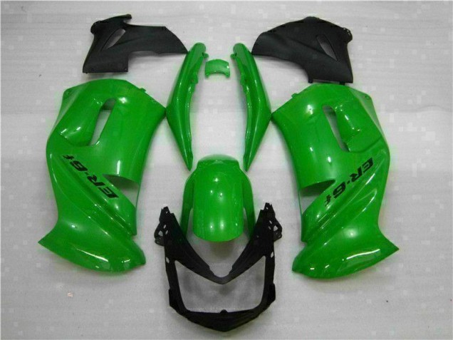 Grün Kawasaki EX650 2006-2008 Motorrad Verkleidungen Grün Kawasaki EX650 2006-2008 Motorrad Verkleidungen