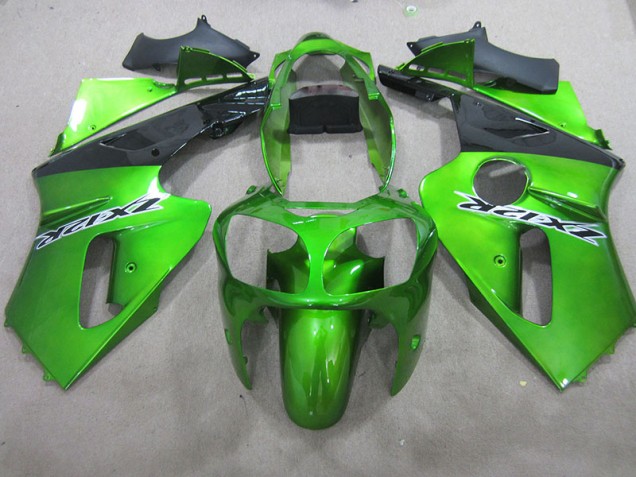 Grün Kawasaki ZX12R 2000-2001 Motorrad Verkleidung Grün Kawasaki ZX12R 2000-2001 Motorrad Verkleidung