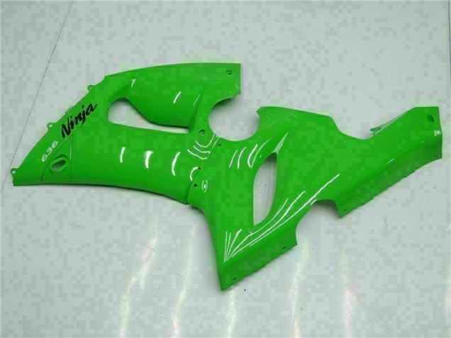 Grün Kawasaki ZX6R 2005-2006 Motorrad VollVerkleidungen & Plastik