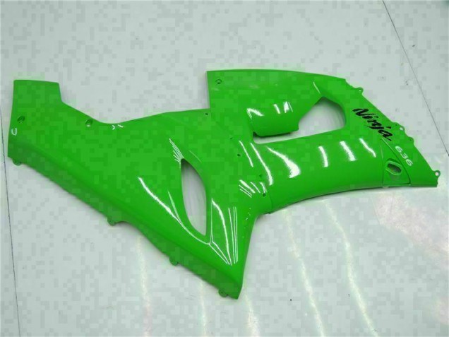Grün Kawasaki ZX6R 2005-2006 Motorrad VollVerkleidungen & Plastik