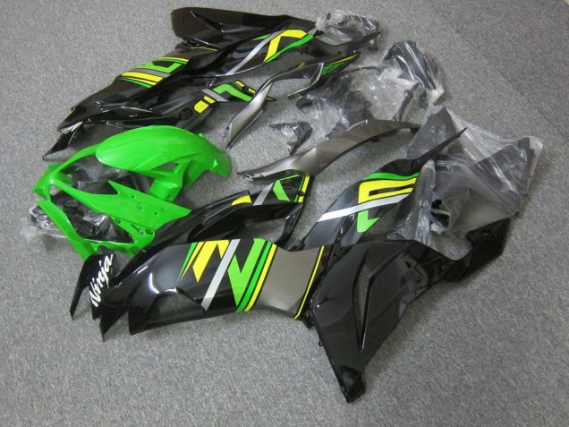 Grün Kawasaki ZX6R 2019-2023 Motorrad Verkleidungen Grün Kawasaki ZX6R 2019-2023 Motorrad Verkleidungen