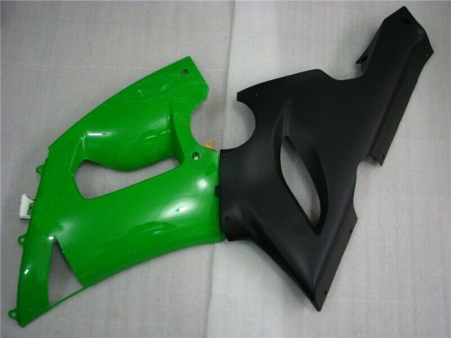 Grün Matt schwarz Kawasaki ZX6R 2005-2006 Motorrad Verkleidungen Grün Matt schwarz Kawasaki ZX6R 2005-2006 Motorrad Verkleidungen