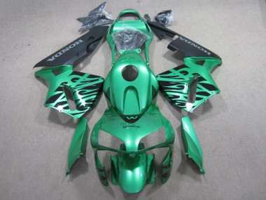 Grün Schwarz Honda CBR 600 RR 2003-2004 Motorrad Verkleidungen