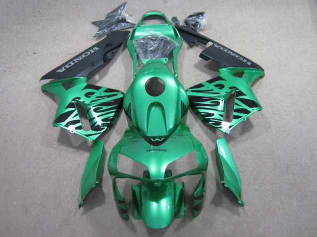 Grün Schwarz Honda CBR 600 RR 2003-2004 Motorrad Verkleidungen Grün Schwarz Honda CBR 600 RR 2003-2004 Motorrad Verkleidungen