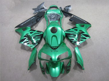 Grün Schwarz Honda CBR 600 RR 2005-2006 Motorrad Verkleidungen