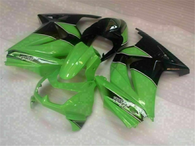 Grün Schwarz Kawasaki EX250 2008-2012 Motorrad Verkleidung Grün Schwarz Kawasaki EX250 2008-2012 Motorrad Verkleidung