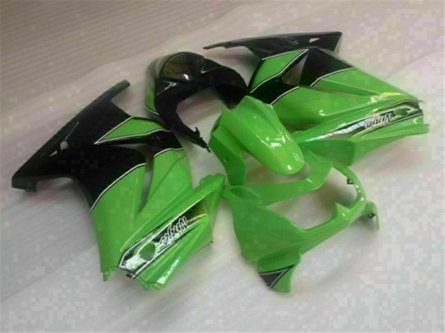 Grün Schwarz Kawasaki EX250 2008-2012 Motorrad Verkleidung Grün Schwarz Kawasaki EX250 2008-2012 Motorrad Verkleidung
