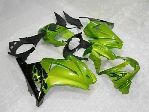 Grün Schwarz Kawasaki EX250 2008-2012 Motorrad Verkleidungen & Plastik Grün Schwarz Kawasaki EX250 2008-2012 Motorrad Verkleidungen & Plastik
