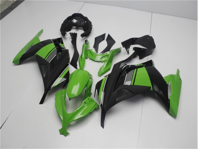 Grün Schwarz Kawasaki EX300 2013-2016 Motorrad Verkleidung Grün Schwarz Kawasaki EX300 2013-2016 Motorrad Verkleidung