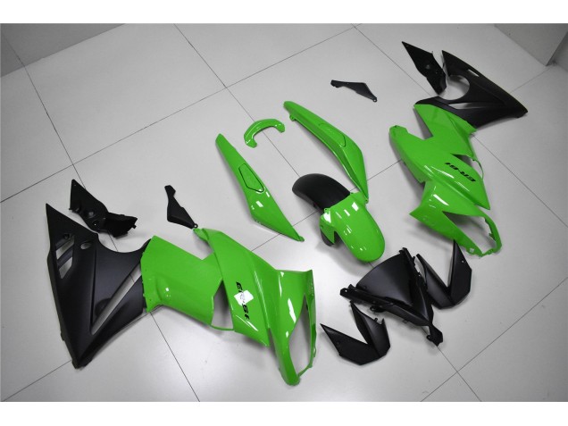 Grün Schwarz Kawasaki EX650 2009-2011 Motorrad Verkleidungen Grün Schwarz Kawasaki EX650 2009-2011 Motorrad Verkleidungen