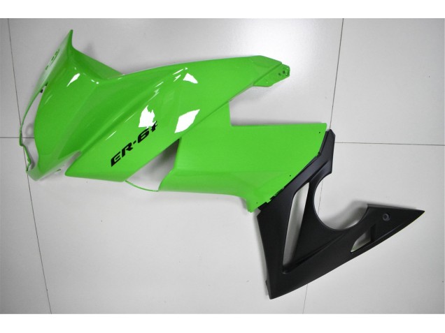 Grün Schwarz Kawasaki EX650 2009-2011 Motorrad Verkleidungen Grün Schwarz Kawasaki EX650 2009-2011 Motorrad Verkleidungen