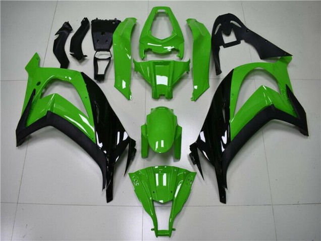 Grün Schwarz Kawasaki ZX10R 2011-2015 Motorrad Vollverkleidung Grün Schwarz Kawasaki ZX10R 2011-2015 Motorrad Vollverkleidung