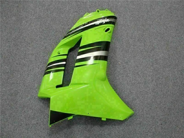 Grün Schwarz Kawasaki ZX6R 2007-2008 Motorrad Verkleidungen Grün Schwarz Kawasaki ZX6R 2007-2008 Motorrad Verkleidungen