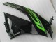 Grün Schwarz Kawasaki ZX6R 2009-2012 Motorrad Verkleidung Grün Schwarz Kawasaki ZX6R 2009-2012 Motorrad Verkleidung