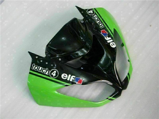 Grün Schwarz Kawasaki ZX6R 2009-2012 Motorrad Verkleidungen Grün Schwarz Kawasaki ZX6R 2009-2012 Motorrad Verkleidungen