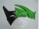 Grün Schwarz Kawasaki ZX6R 2009-2012 Motorrad Vollverkleidung Grün Schwarz Kawasaki ZX6R 2009-2012 Motorrad Vollverkleidung