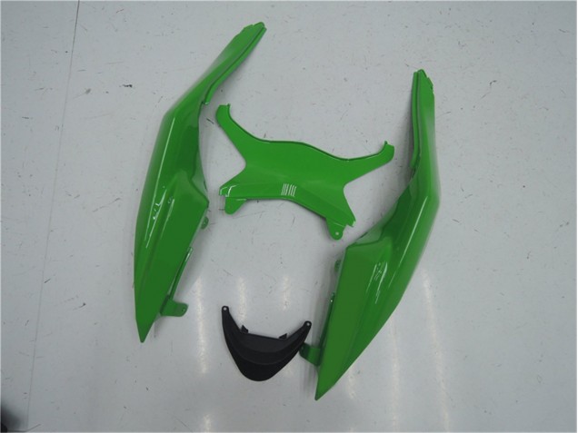 Grün Schwarz Kawasaki ZX6R 2009-2012 Motorrad Vollverkleidung Grün Schwarz Kawasaki ZX6R 2009-2012 Motorrad Vollverkleidung