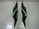 Grün Schwarz Kawasaki ZX6R 2013-2018 Motorrad Verkleidung Grün Schwarz Kawasaki ZX6R 2013-2018 Motorrad Verkleidung