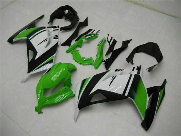 Grün Schwarz Silber Kawasaki EX300 2013-2016 Motorrad Verkleidungen Grün Schwarz Silber Kawasaki EX300 2013-2016 Motorrad Verkleidungen