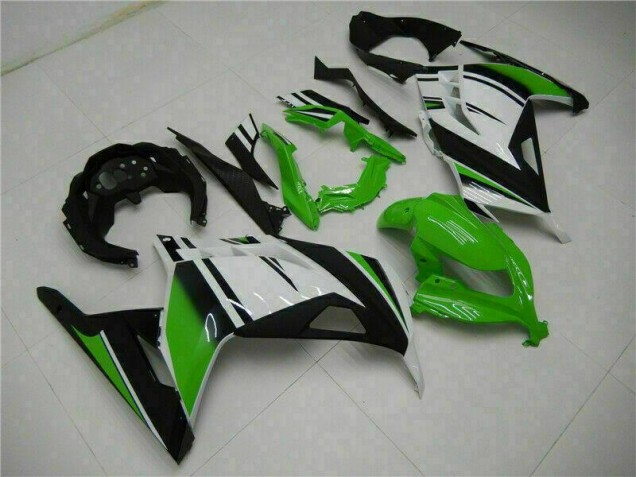 Grün Schwarz Silber Kawasaki EX300 2013-2016 Motorrad Verkleidungen Grün Schwarz Silber Kawasaki EX300 2013-2016 Motorrad Verkleidungen